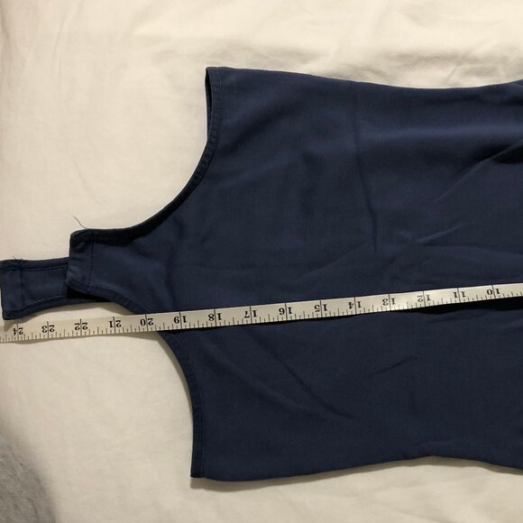 Free People Scoop Neck Bodysuit Blue XS (Extra Small) - Picture 2 of 6